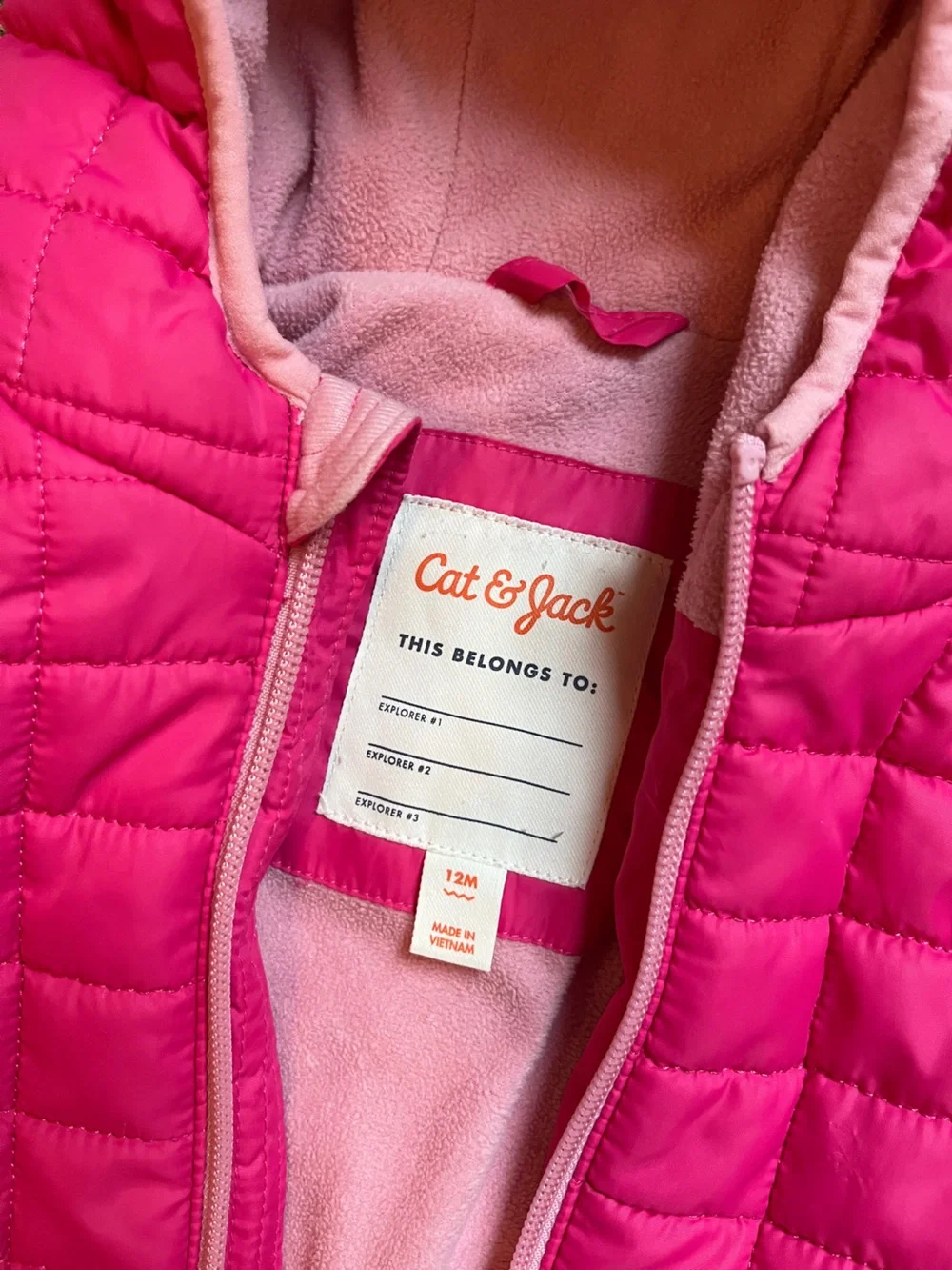 Cat & Jack warm quilted